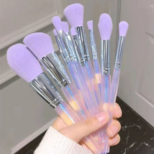 10-Piece Makeup Brush Set for Beginners