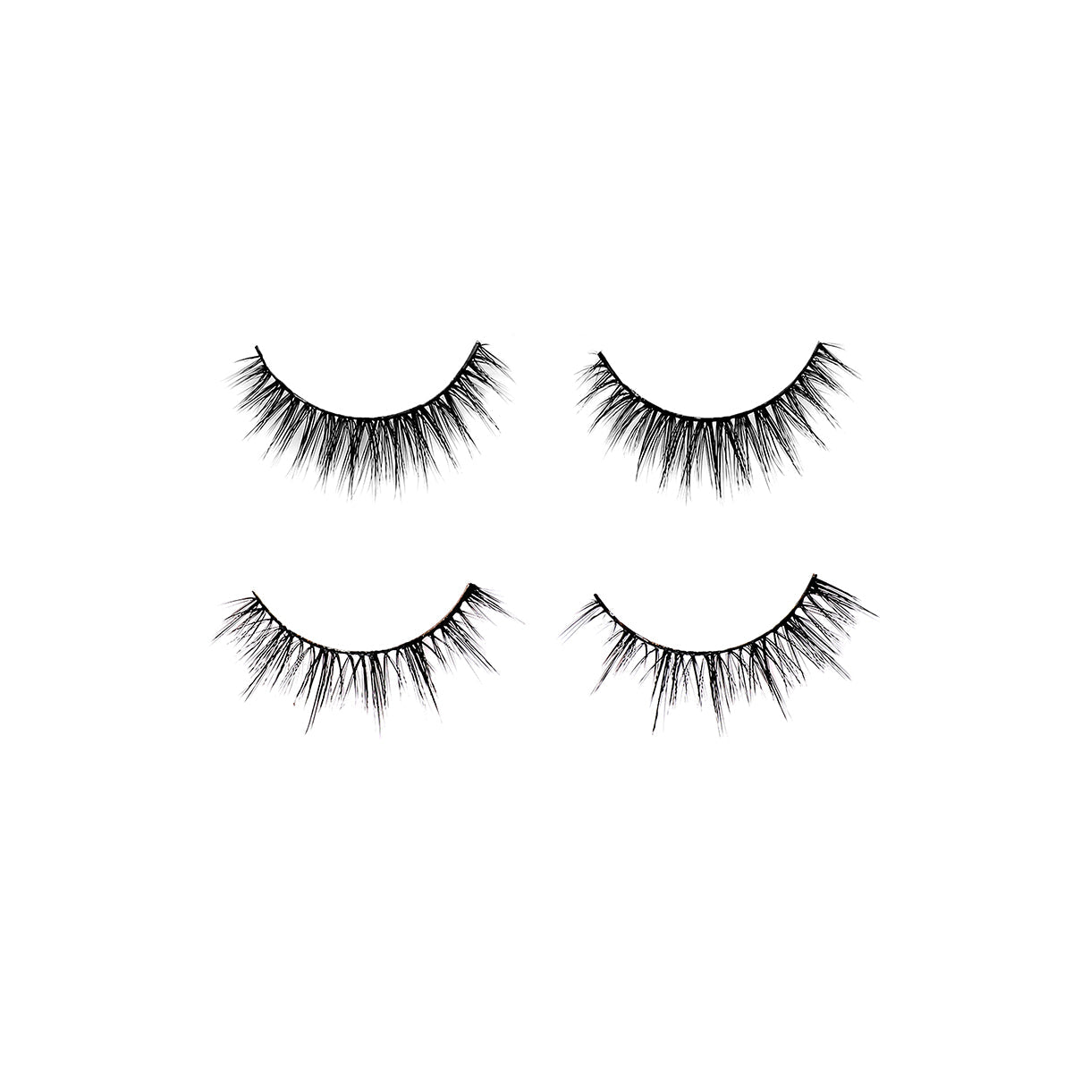 False Eyelashes with Adhesive