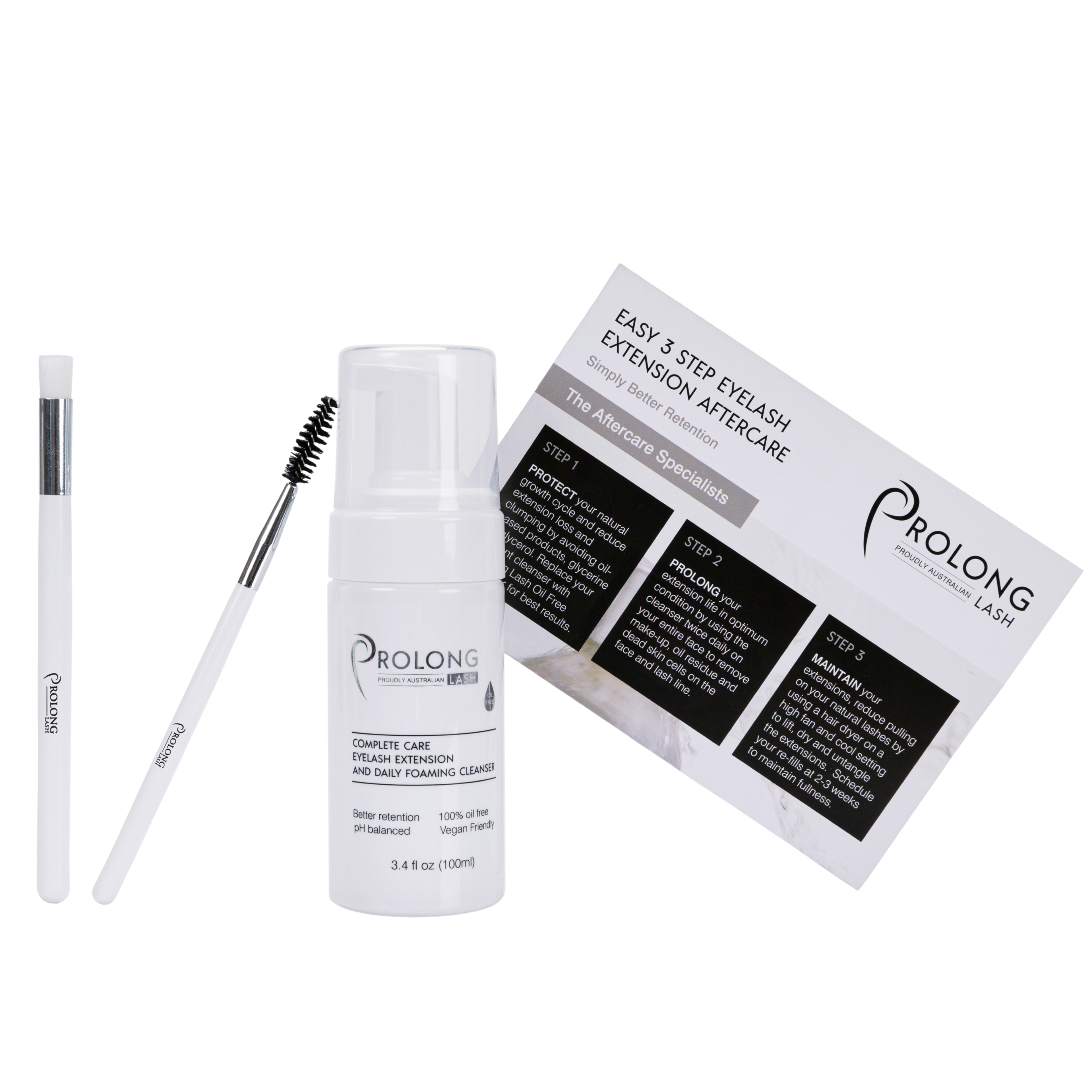 Prolong Lash Eyelash Extension Foaming Cleanser Pump – Client Pack