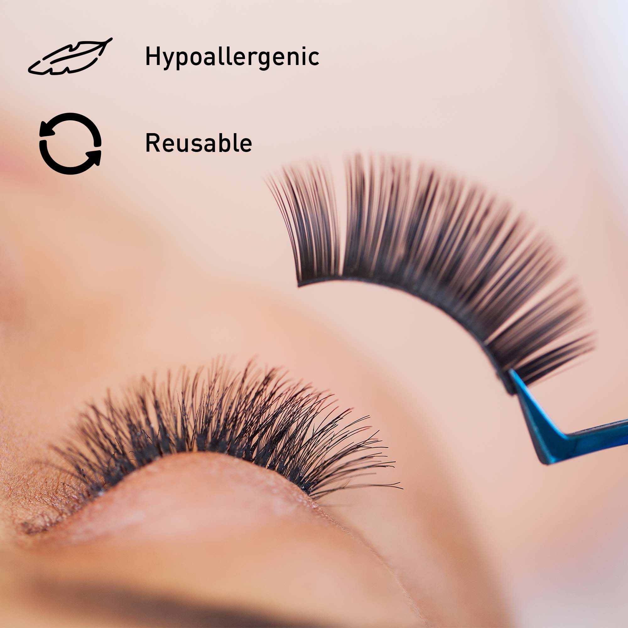 Pursonic Faux Mink False Eyelashes Bundle – 25 Pairs