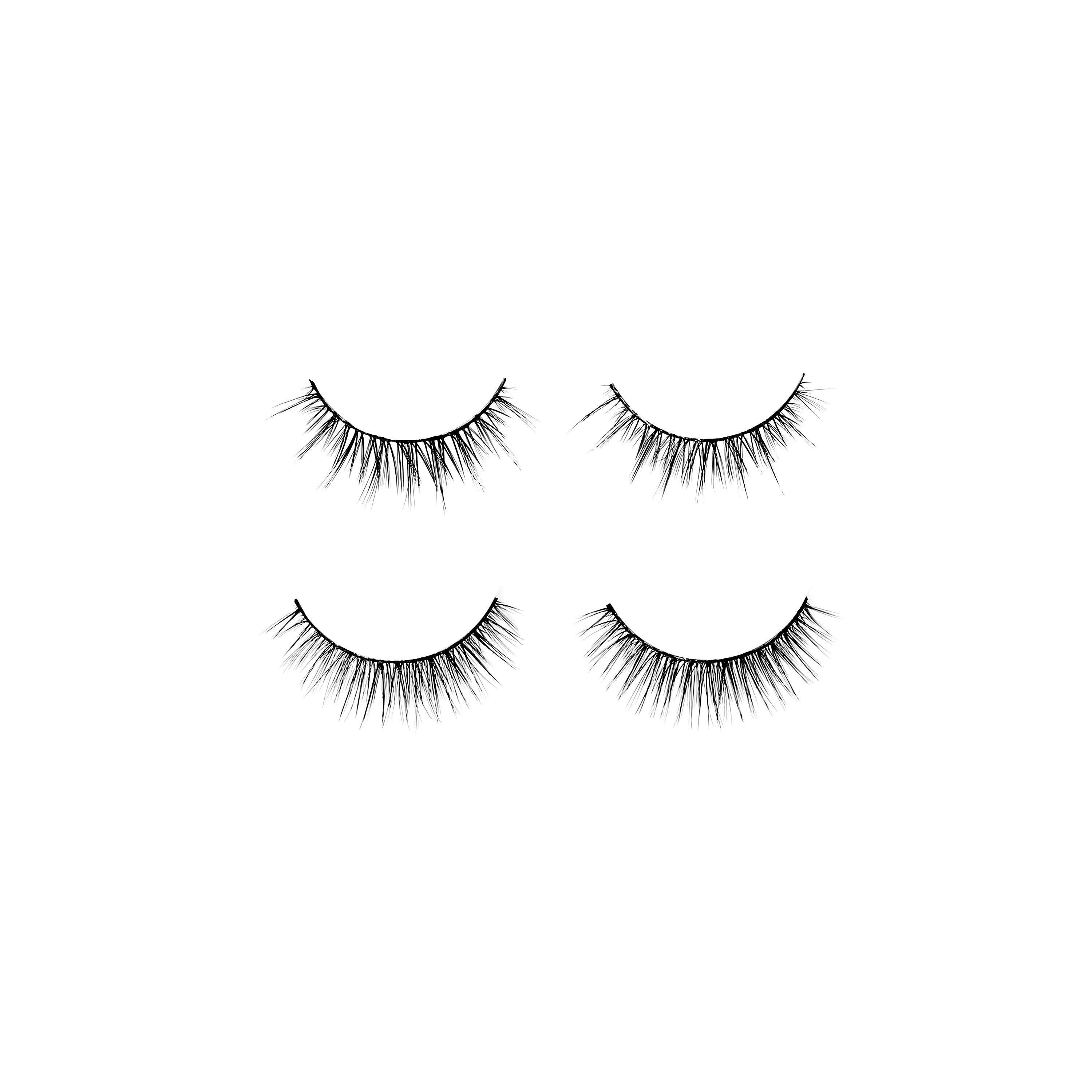 False Eyelashes with Adhesive