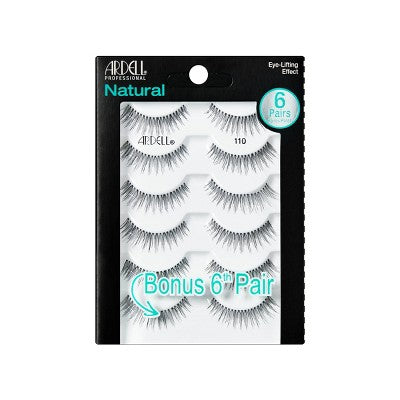 Ardell Professional Natural 110 Eyelash Multipack Black 6pc - Imperfect Box