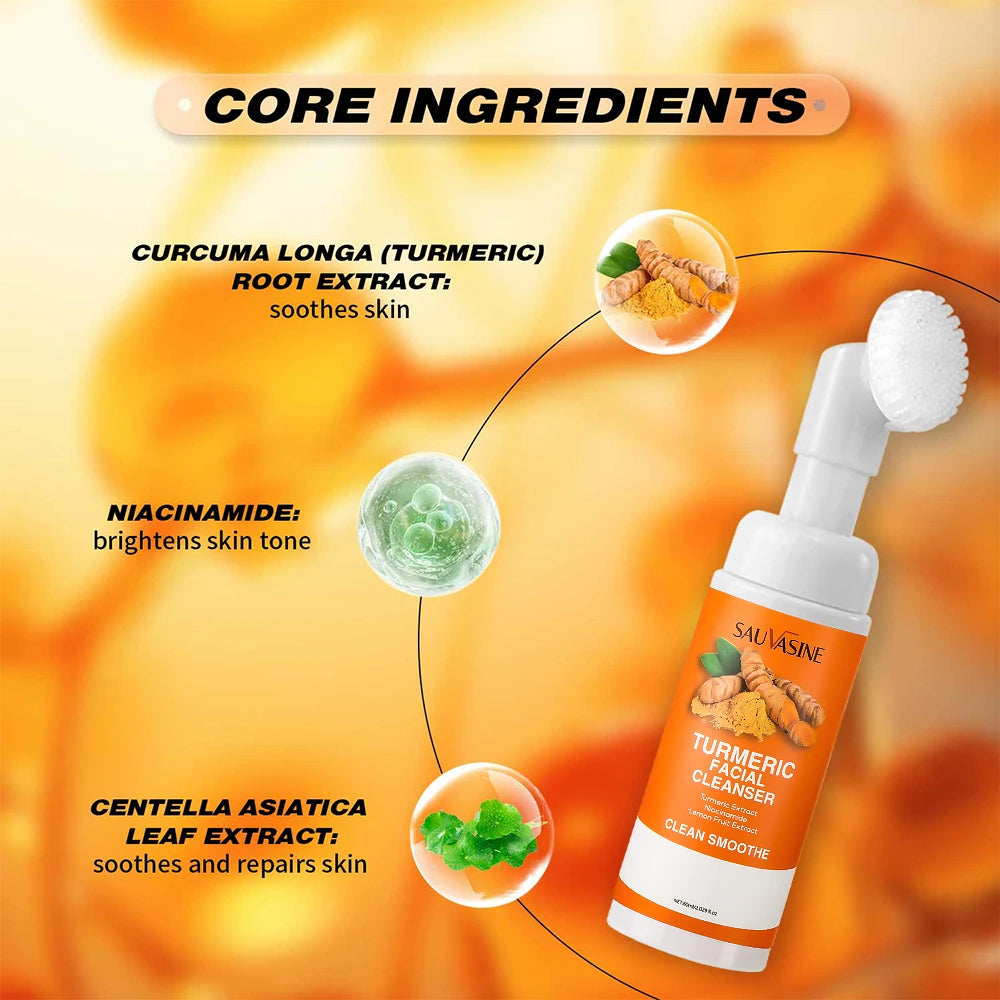 Turmeric Brightening Foaming Facial Cleanser