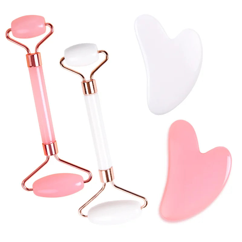 Gua Sha Scraper & Roller Set