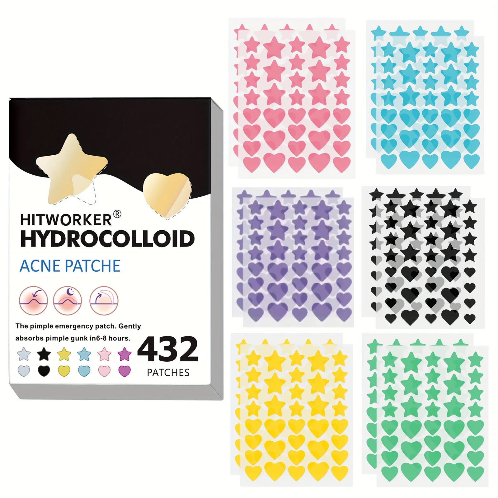 Shaped Pimple Patches