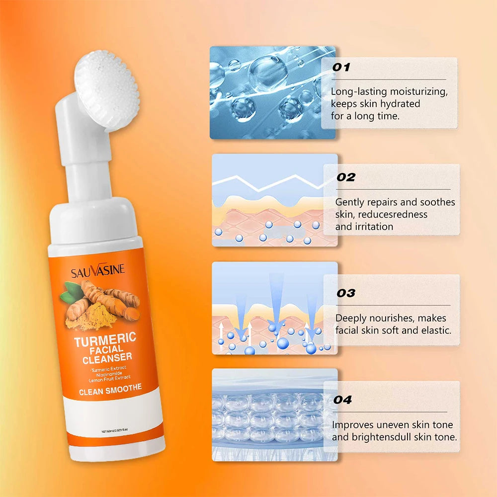 Turmeric Brightening Foaming Facial Cleanser