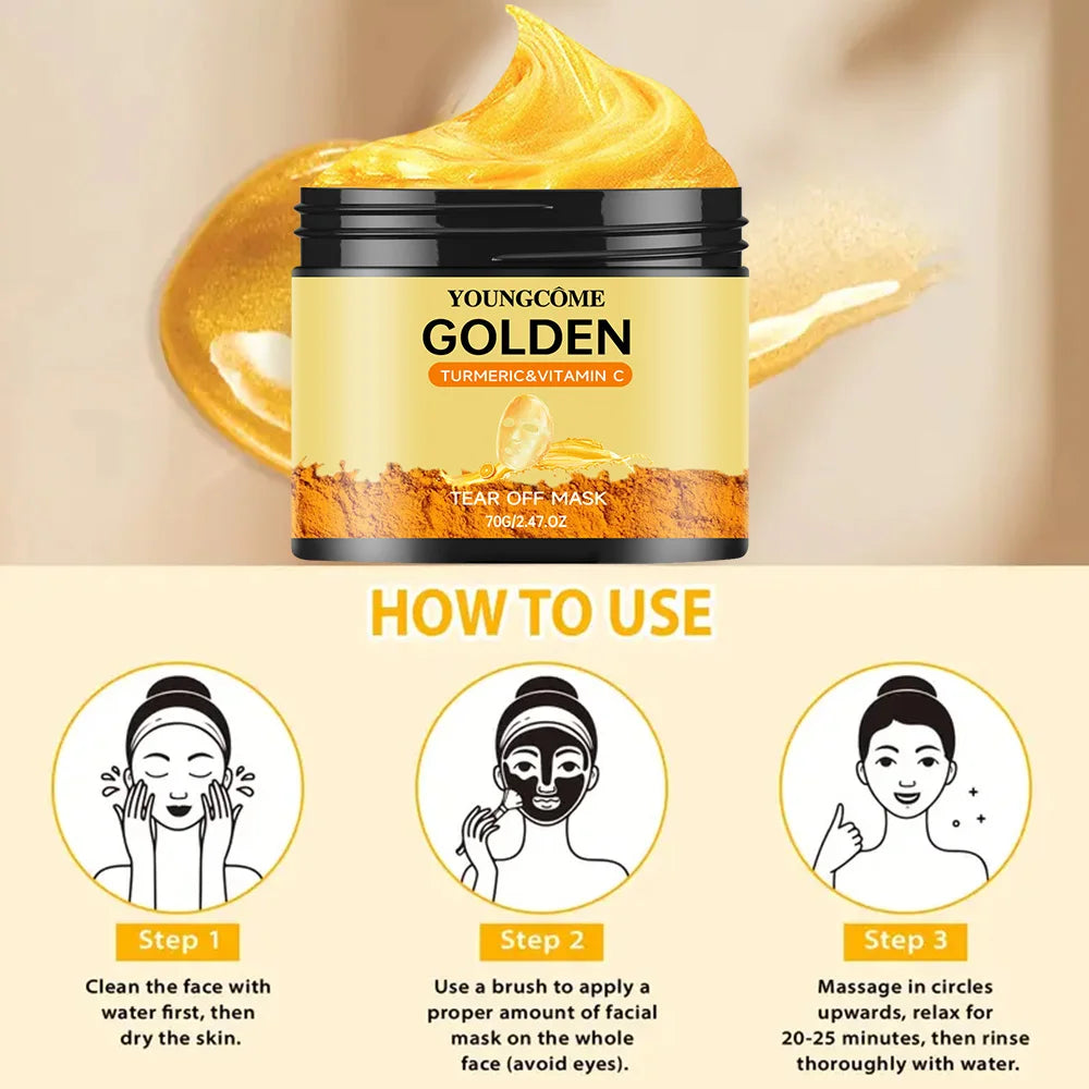 24K Gold Collagen Peel-Off Face Mask