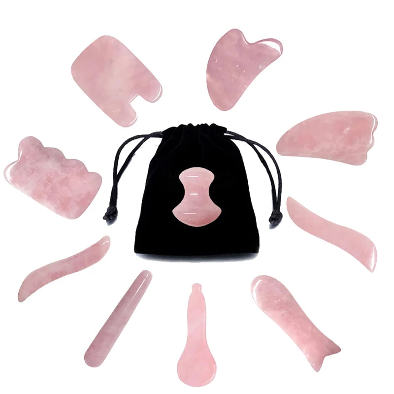 Rose Quartz Gua Sha Board