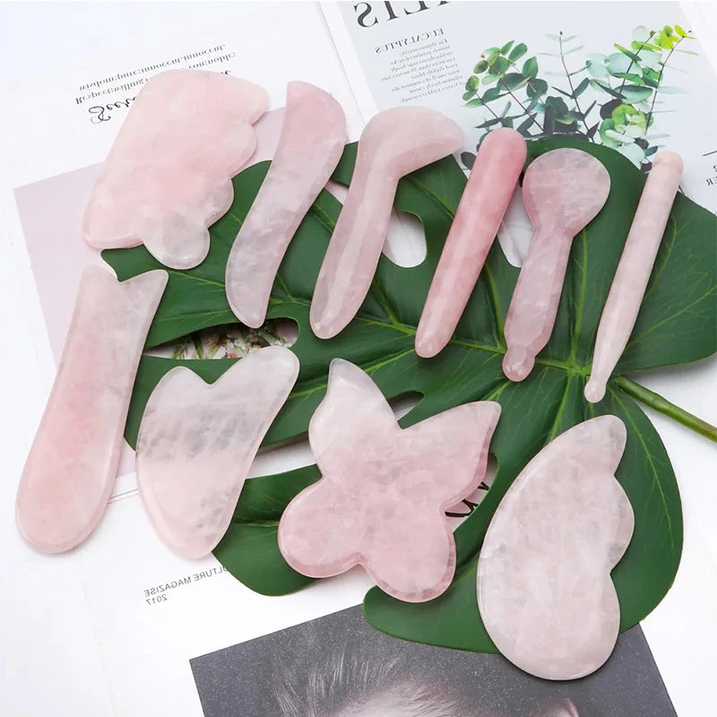 Rose Quartz Gua Sha Board
