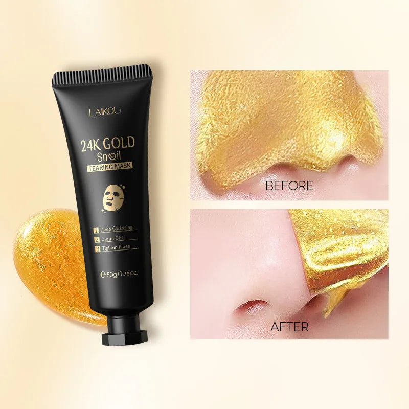 24K Gold Snail Peel-Off Mask