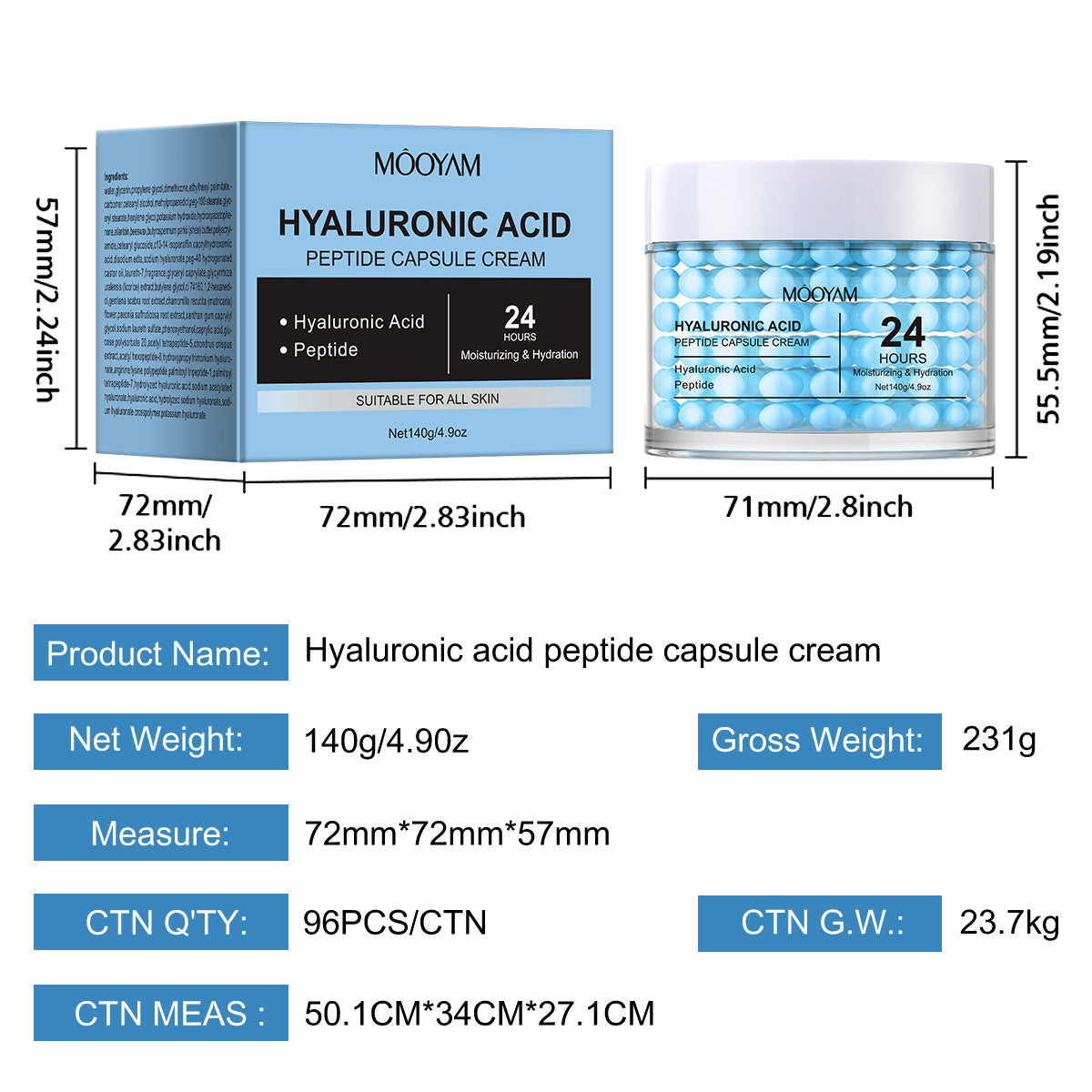 Peptide Bubble Face Cream